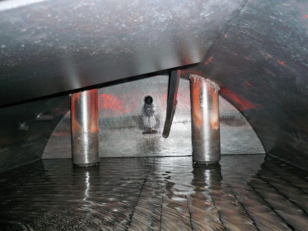 Dampferzeugung wasserseitiger Kesselinnenraum