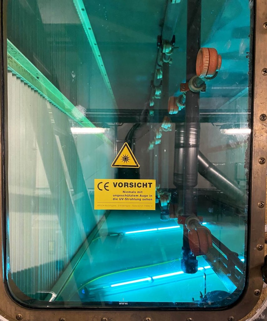 RLT-Anlage UV-Desinfektion Befeuchterkammer