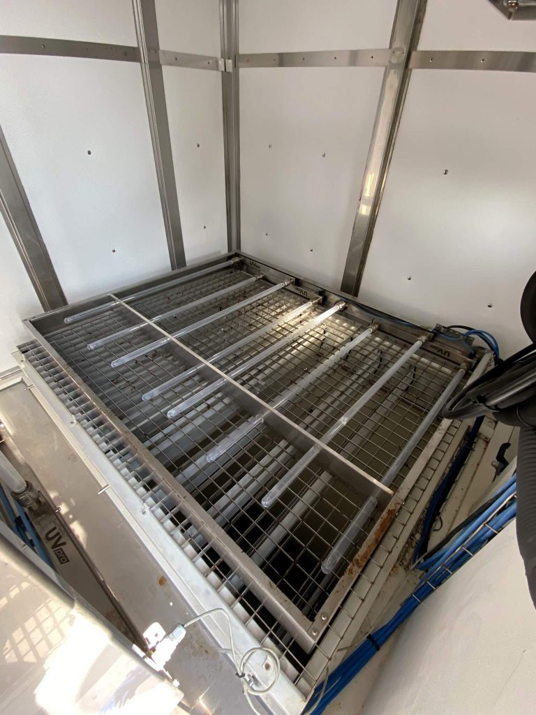 RLT-Anlage UV-Desinfektion Zuluftkanal