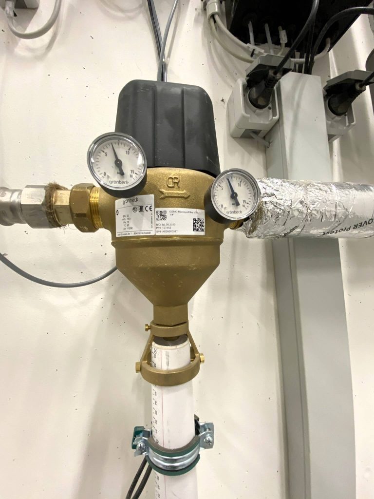 Trinkwasserleitung Rückspülfilter