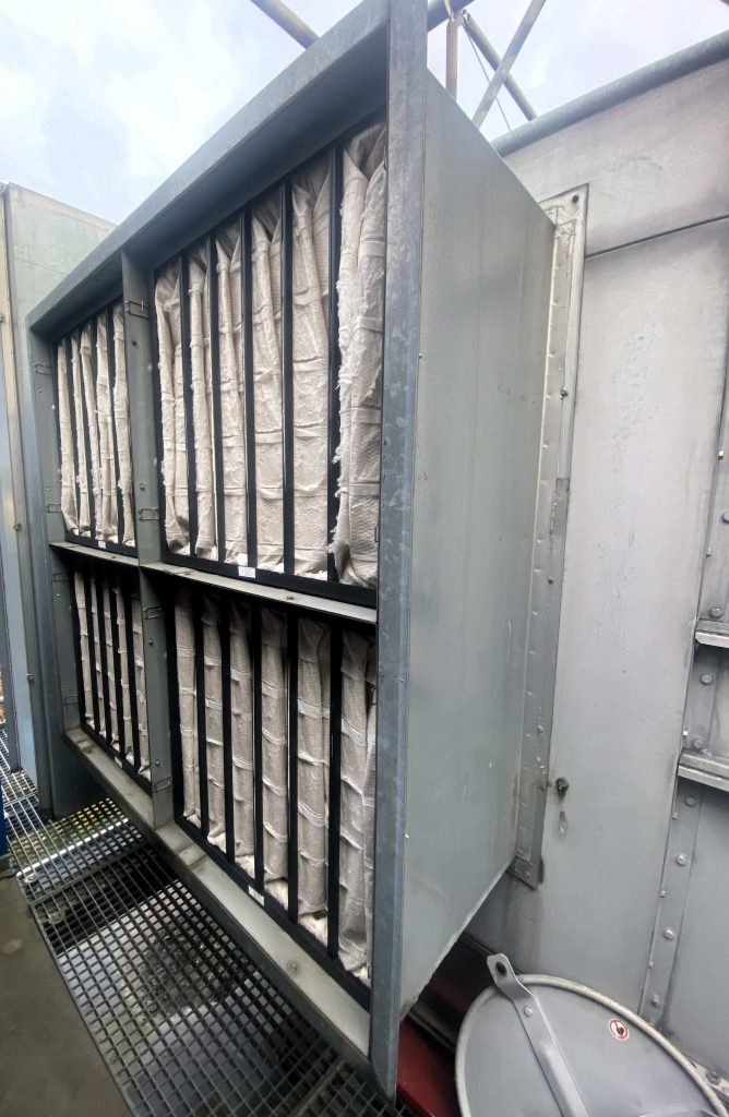 Verdunstungskühlanlage Luftfilter Ansaugseite